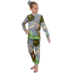 Koi Fish Pond Kids  Long Sleeve Set 