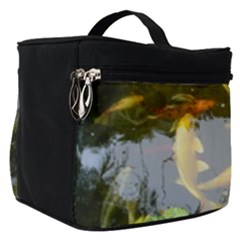 Koi Fish Pond Make Up Travel Bag (small) by StarvingArtisan