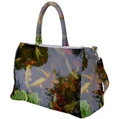 Koi Fish Pond Duffel Travel Bag