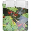 Koi Fish Pond Duvet Cover Double Side (California King Size) View1