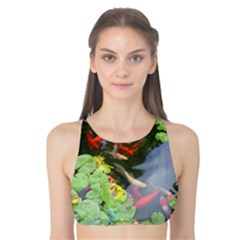 Koi Fish Pond Tank Bikini Top by StarvingArtisan