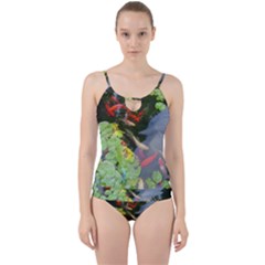 Koi Fish Pond Cut Out Top Tankini Set by StarvingArtisan