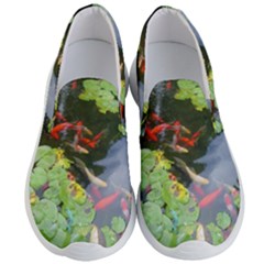 Koi Fish Pond Men s Lightweight Slip Ons by StarvingArtisan