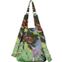 Koi Fish Pond Center Zip Backpack View2