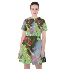 Koi Fish Pond Sailor Dress