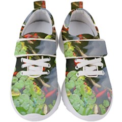 Koi Fish Pond Kids  Velcro Strap Shoes