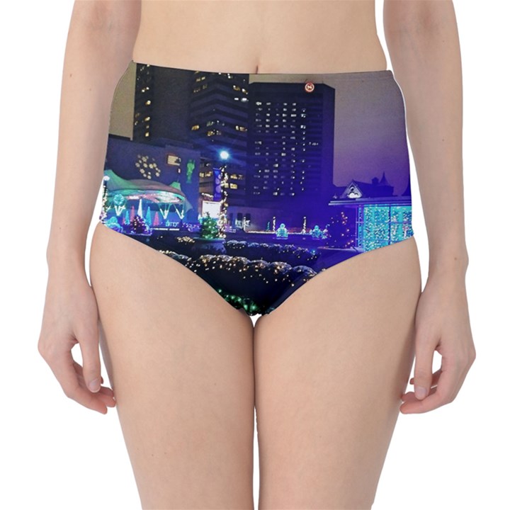 Columbus Commons Classic High-Waist Bikini Bottoms