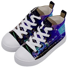 Columbus Commons Kids  Mid-top Canvas Sneakers