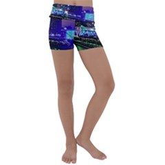 Columbus Commons Kids  Lightweight Velour Yoga Shorts