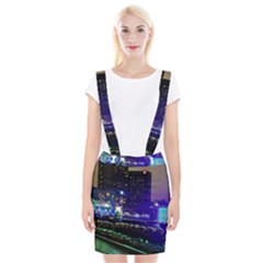 Columbus Commons Braces Suspender Skirt