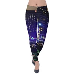 Columbus Commons Velvet Leggings