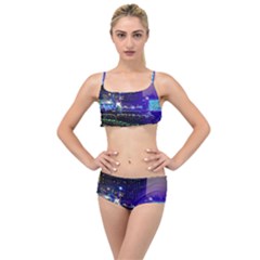 Columbus Commons Layered Top Bikini Set