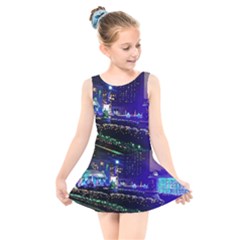 Columbus Commons Kids  Skater Dress Swimsuit