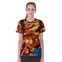 Dragon Lights Women s Cotton Tee