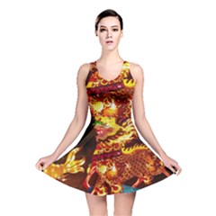 Dragon Lights Reversible Skater Dress