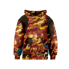 Dragon Lights Kids  Pullover Hoodie