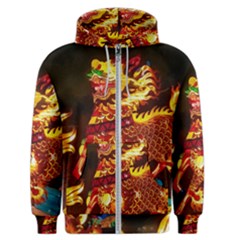 Dragon Lights Men s Zipper Hoodie