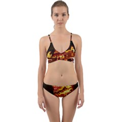 Dragon Lights Wrap Around Bikini Set