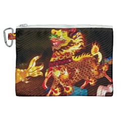 Dragon Lights Canvas Cosmetic Bag (xl)