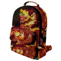 Dragon Lights Flap Pocket Backpack (small)