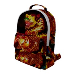 Dragon Lights Flap Pocket Backpack (large)