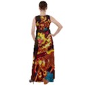 Dragon Lights Empire Waist Velour Maxi Dress View2