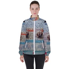 Concert Memorabilia  High Neck Windbreaker (women) by StarvingArtisan