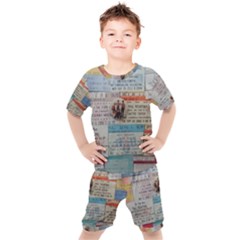 Concert Memorabilia  Kids  Tee And Shorts Set by StarvingArtisan