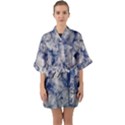 Pelicans In Flight Quarter Sleeve Kimono Robe View1