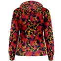 Red Floral Collage Print Design 2 Women s Pullover Hoodie View2