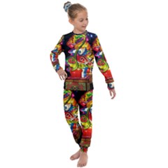 Dragon Lights Centerpiece Kids  Long Sleeve Set 