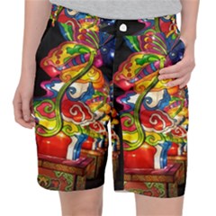 Dragon Lights Centerpiece Pocket Shorts by Riverwoman