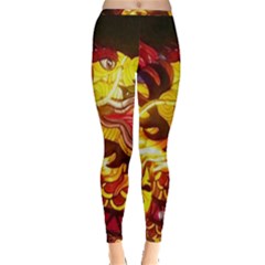 Dragon Lights Ki Rin Inside Out Leggings by Riverwoman