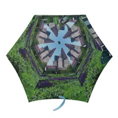 Lurie Garden Salvia River Mini Folding Umbrellas by Riverwoman