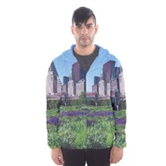 Lurie Garden Salvia River Hooded Windbreaker (men) by Riverwoman