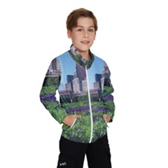 Lurie Garden Salvia River Windbreaker (kids) by Riverwoman