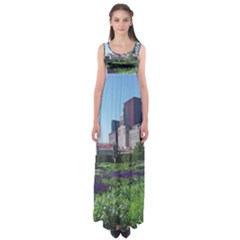 Lurie Garden Salvia River Empire Waist Maxi Dress by Riverwoman