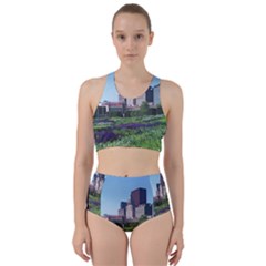 Lurie Garden Salvia River Racer Back Bikini Set by Riverwoman