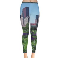 Lurie Garden Salvia River Inside Out Leggings by Riverwoman