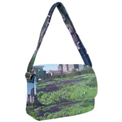 Lurie Garden Salvia River Courier Bag