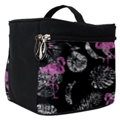 Flamingo Pattern Make Up Travel Bag (small)