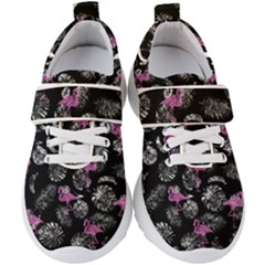 Flamingo Pattern Kids  Velcro Strap Shoes