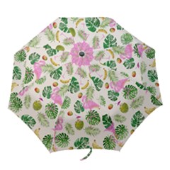 Flamingo Pattern Folding Umbrellas by Valentinaart