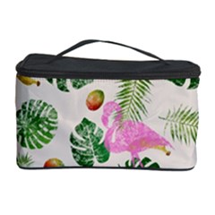 Flamingo Pattern Cosmetic Storage by Valentinaart