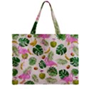 Flamingo pattern Zipper Mini Tote Bag View1