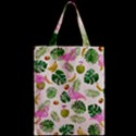 Flamingo pattern Zipper Classic Tote Bag View2