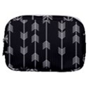 Black and white abstract pattern Make Up Pouch (Small) View1