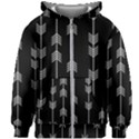 Black and white abstract pattern Kids  Zipper Hoodie Without Drawstring View1