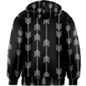 Black and white abstract pattern Kids  Zipper Hoodie Without Drawstring View2