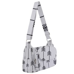 Black And White Abstract Pattern Post Office Delivery Bag